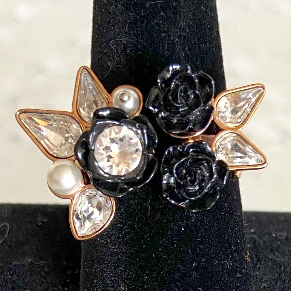 Swarovski Bouquet Ring, Size 9, BRAND NEW w tag/box, rose gold
